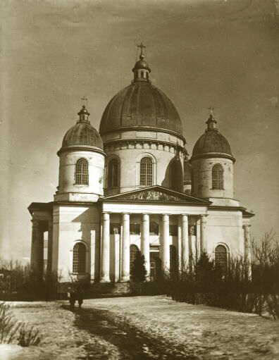 Моршанск. Кафедральный собор Троицы Живоначальной. архивная фотография, Фото из фондов «Моршанского историко-художественного музея». 