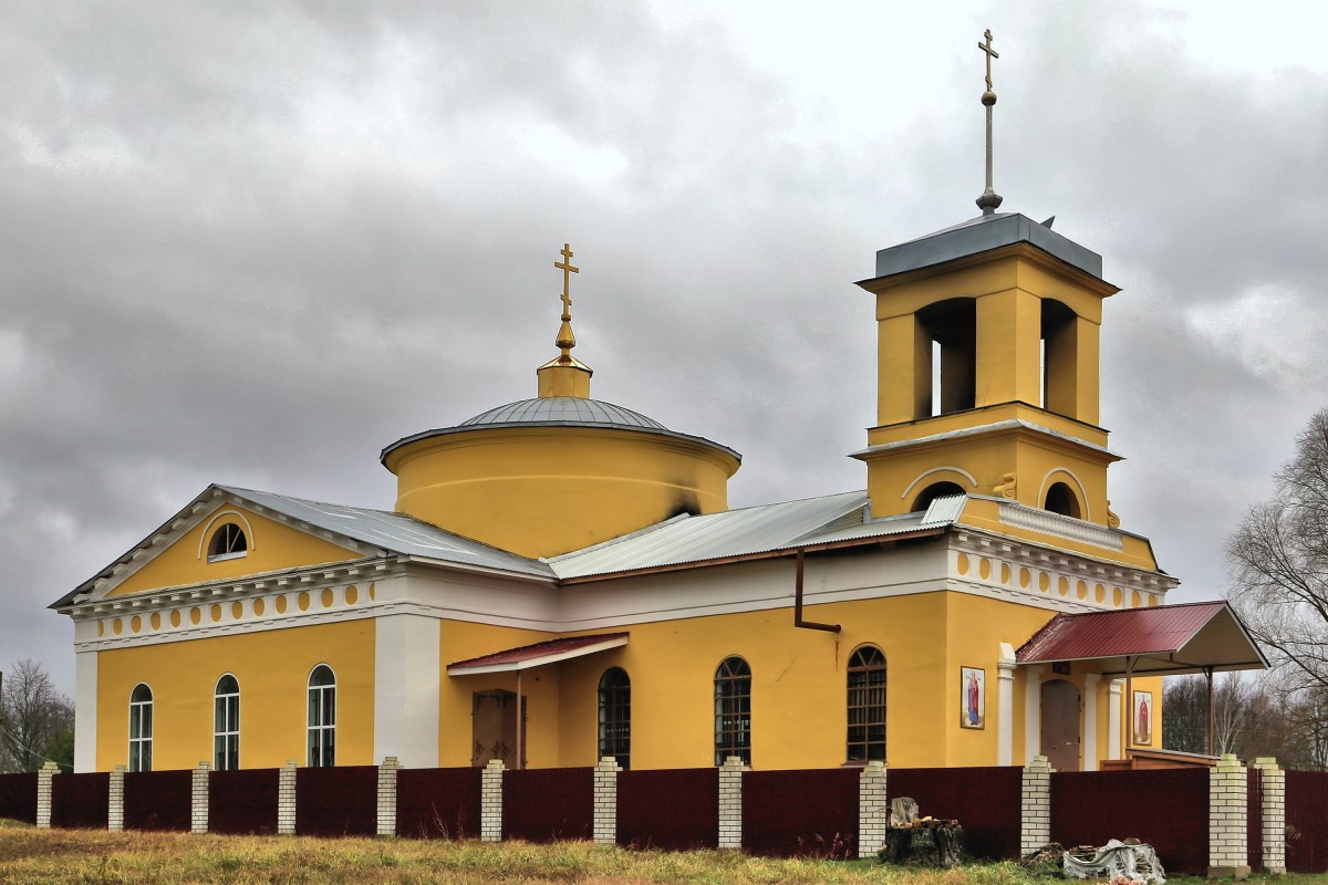 Церковь Николая Чудотворца, Кудрино (Меленковский район, Владимирская область). фасады, Вид с запада