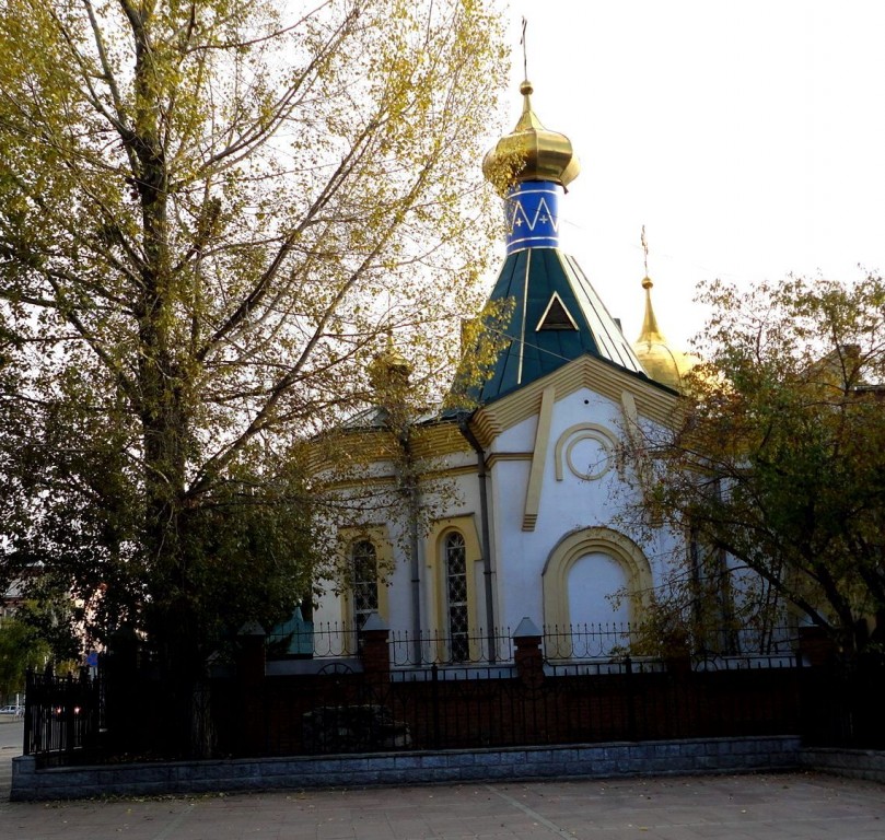 Часовня Всех Святых, в земле Сибирской просиявших, Новосибирск (Новосибирск, город, Новосибирская область). фасады, Вид с севера