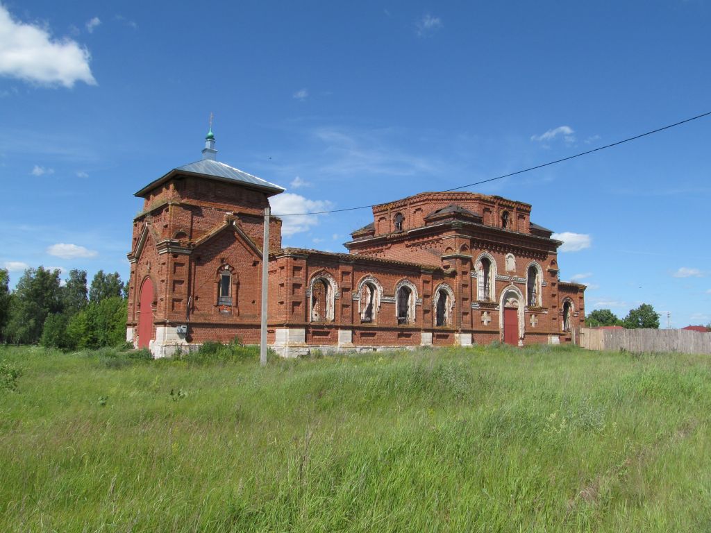 Григорово. Церковь Воздвижения Креста Господня. фасады