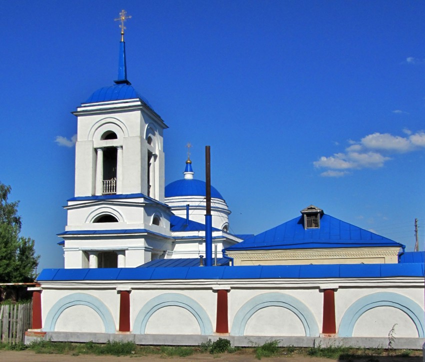 Церковь Рождества Пресвятой Богородицы, Старый Ковыляй (Темниковский район, Республика Мордовия). фасады, вид с запада