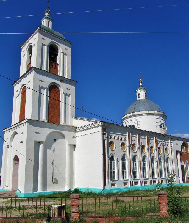 Церковь Рождества Христова, Аксел (Темниковский район, Республика Мордовия). фасады, вид с юго-запада