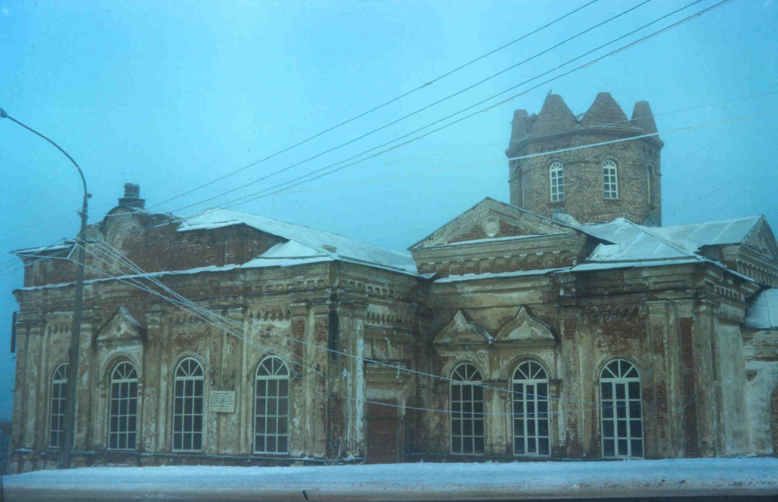 Лихославль. Церковь Успения Пресвятой Богородицы. фасады, 1992