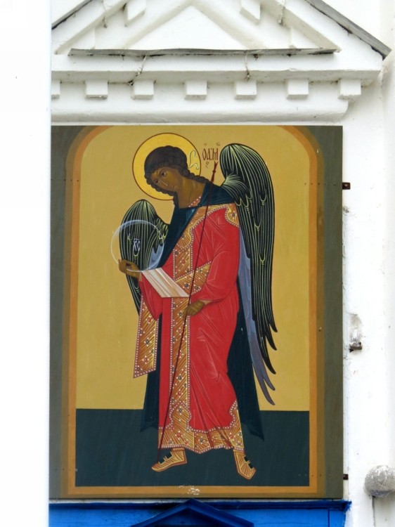 Церковь Троицы Живоначальной, Новый Усад (Арзамасский район и г. Арзамас, Нижегородская область). архитектурные детали, Фрагмент северного фасада