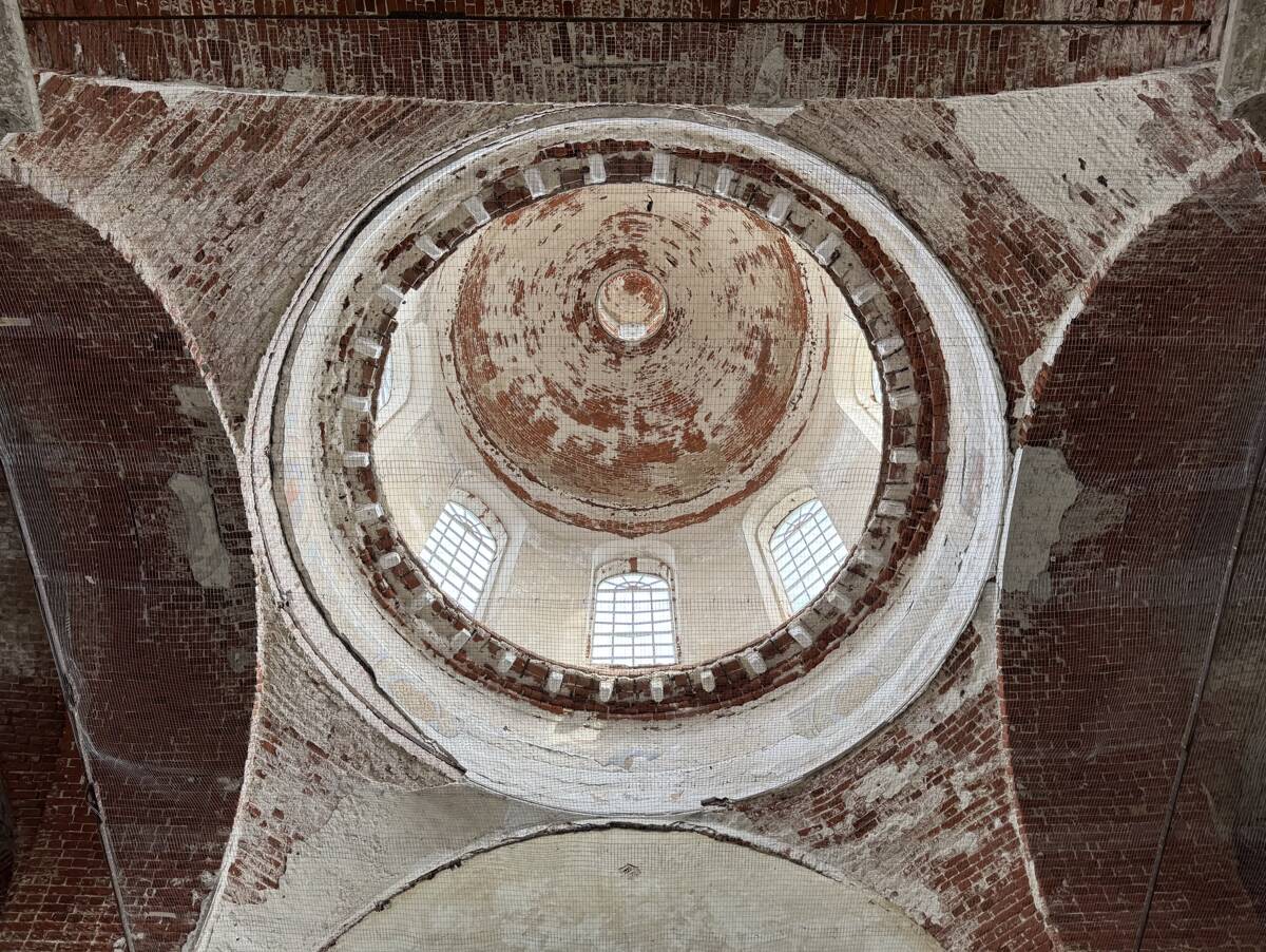Церковь Троицы Живоначальной, Новый Усад (Арзамасский район и г. Арзамас, Нижегородская область). интерьер и убранство, Центральный световой барабан