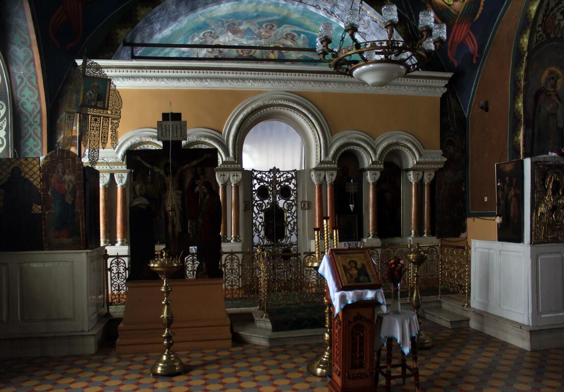 Церковь Троицы Живоначальной, Тума (Клепиковский район, Рязанская область). интерьер и убранство, Левый иконостас основного объёма
