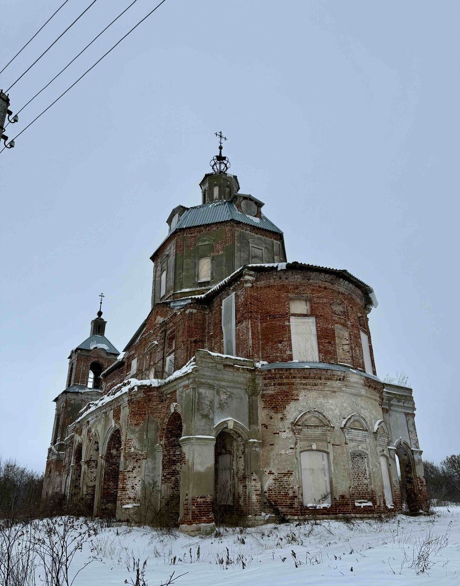 фасады. Церковь Димитрия Солунского, Нестерово (Пителинский район, Рязанская область)