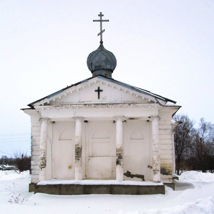 Церковь Николая Чудотворца, Нестерово (Пителинский район, Рязанская область). фасады, северо-восточный портал