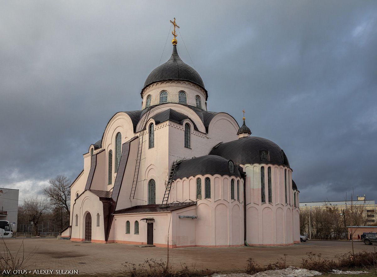 фасады. Христорождественский монастырь. Кафедральный собор Воскресения Христова, Тверь (Тверь, город, Тверская область)