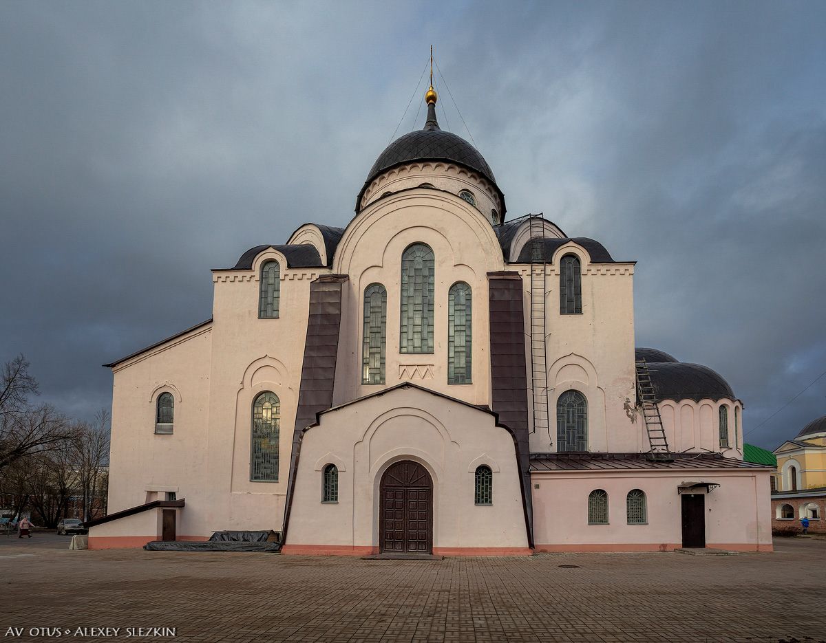 фасады. Христорождественский монастырь. Кафедральный собор Воскресения Христова, Тверь (Тверь, город, Тверская область)