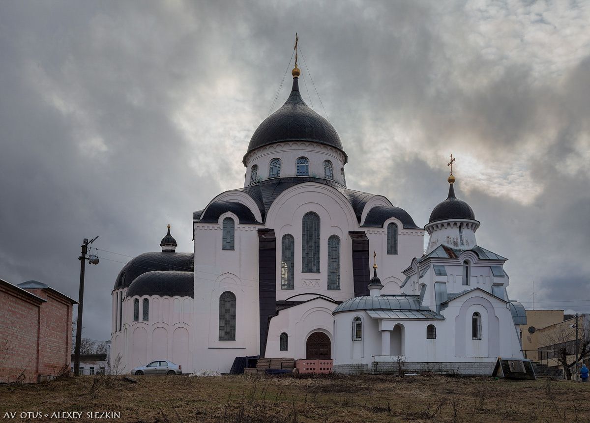 фасады. Христорождественский монастырь. Кафедральный собор Воскресения Христова, Тверь (Тверь, город, Тверская область)