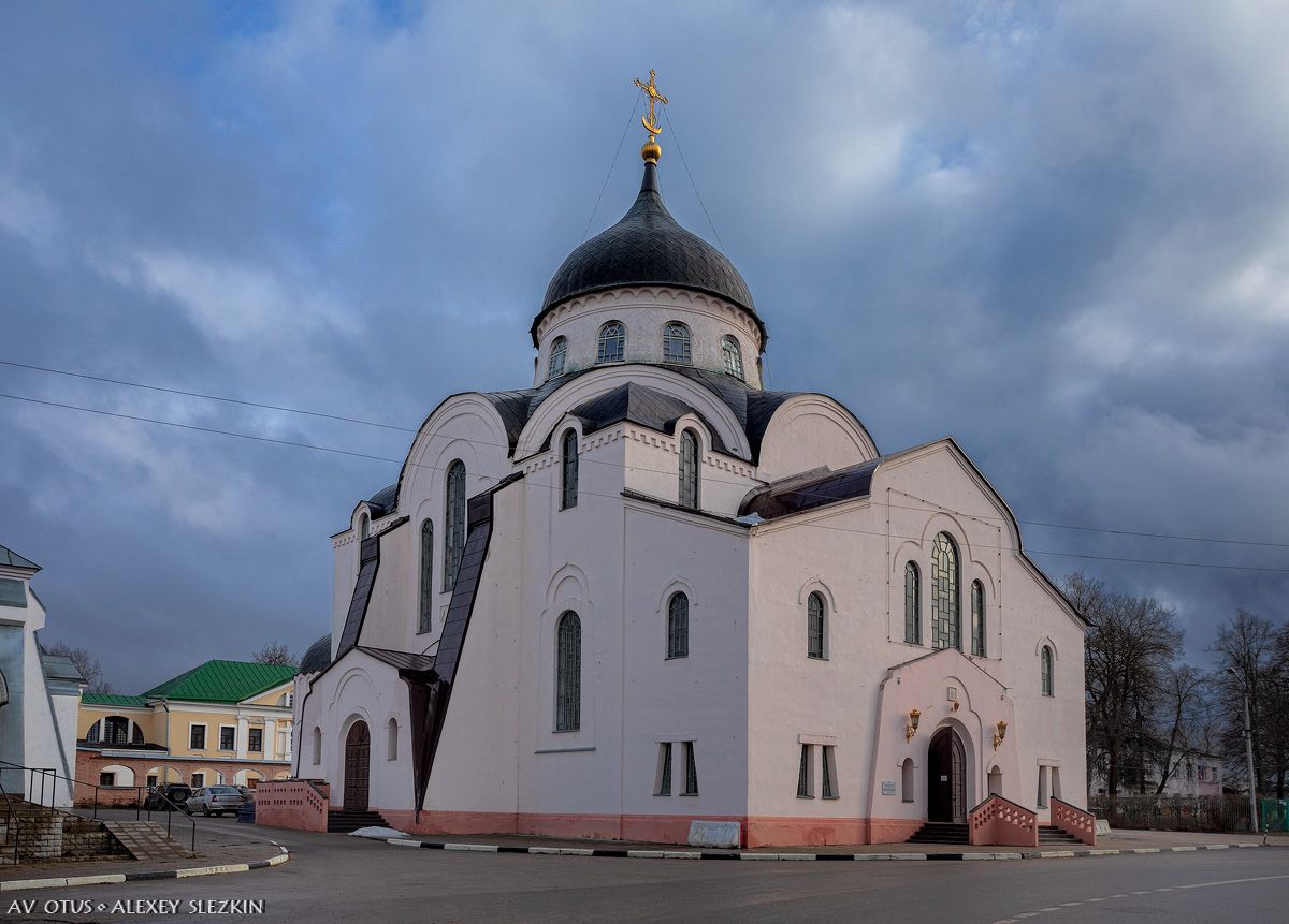 фасады. Христорождественский монастырь. Кафедральный собор Воскресения Христова, Тверь (Тверь, город, Тверская область)