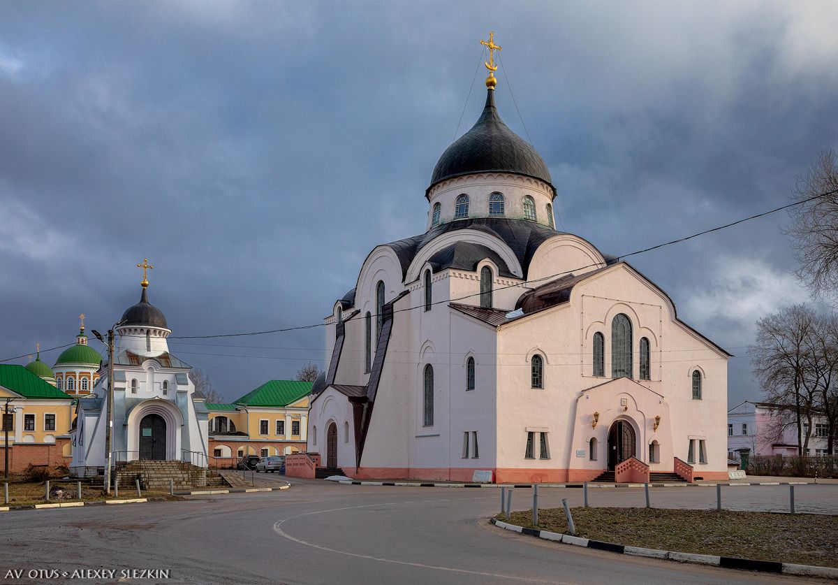 фасады. Христорождественский монастырь. Кафедральный собор Воскресения Христова, Тверь (Тверь, город, Тверская область)