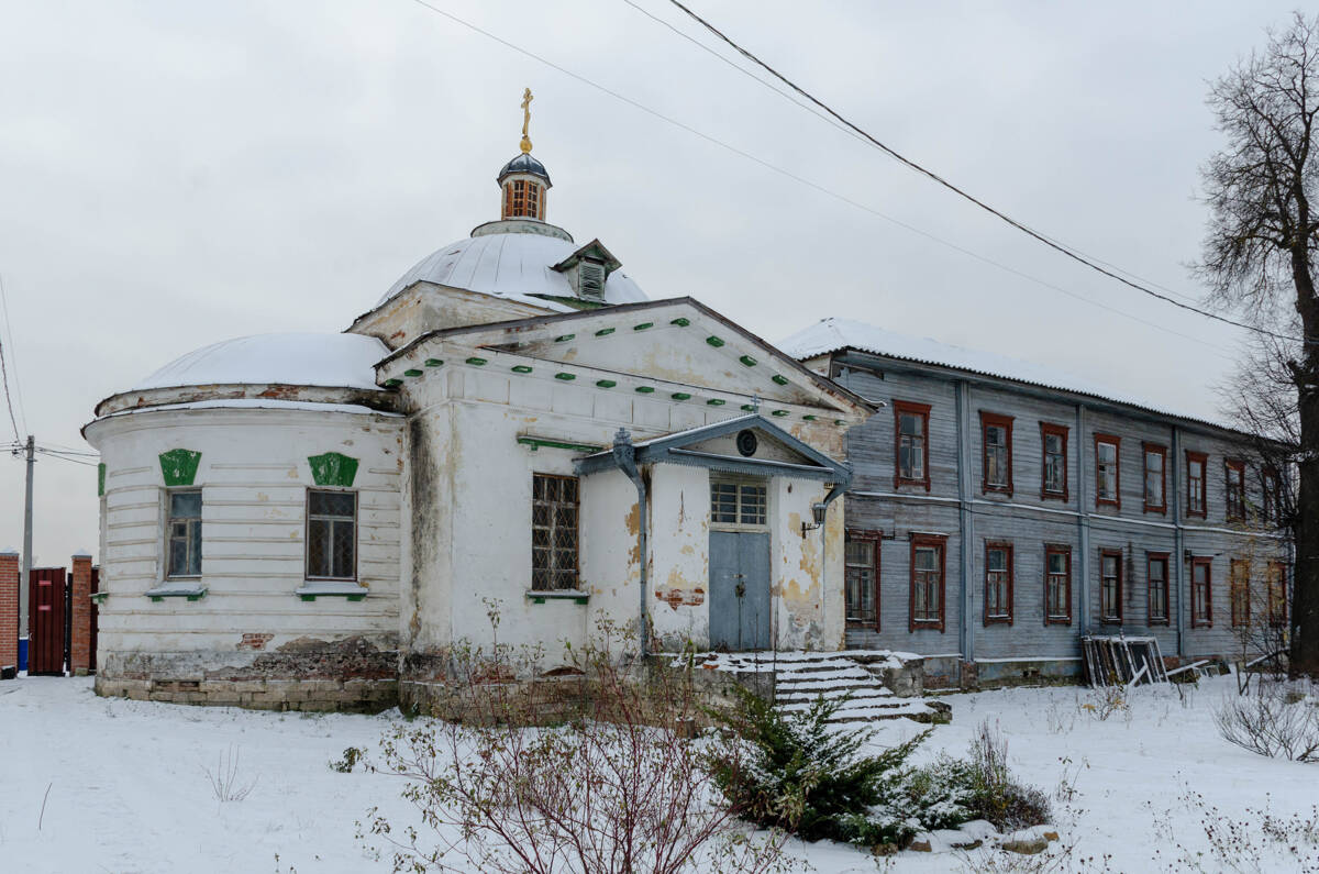 Христорождественский монастырь. Больничная церковь Троицы Живоначальной, Тверь (Тверь, город, Тверская область). фасады