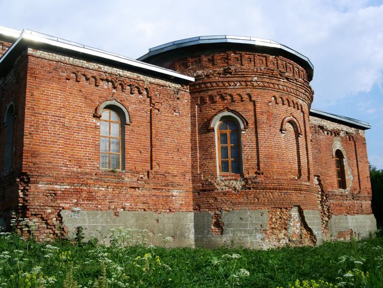 Волковское. Церковь Успения Пресвятой Богородицы. фасады, восточный фасад