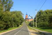 Церковь Успения Пресвятой Богородицы, общий вид в ландшафте<br>, Волковское, Тарусский район, Калужская область