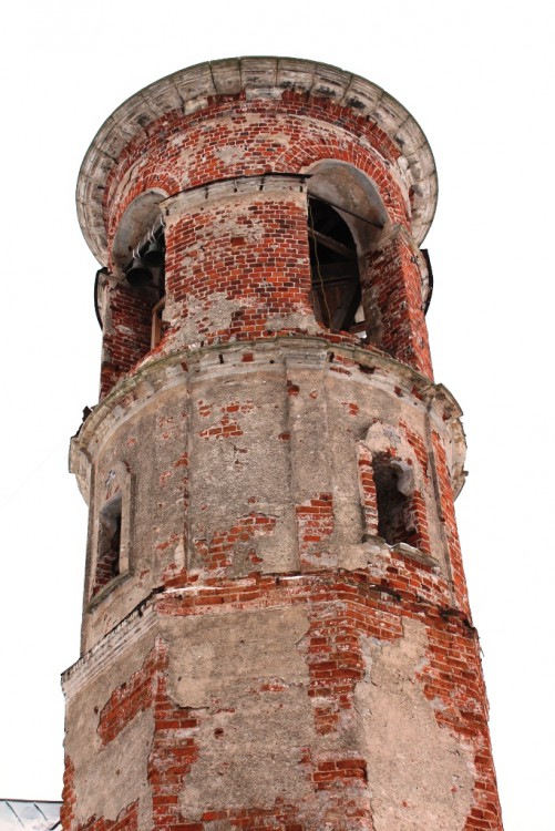 Церковь Бориса и Глеба, Дракино (Серпуховский городской округ и гг. Протвино, Пущино, Московская область). архитектурные детали, Завершение колокольни