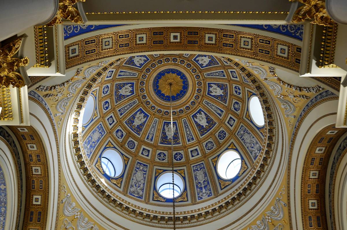 интерьер и убранство. Храм-усыпальница Юсуповых, Архангельское (Красногорский городской округ, Московская область)