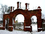 Церковь Рождества Пресвятой Богородицы, западные ворота, внутренняя сторона<br>, Суворово, Волоколамский городской округ, Московская область