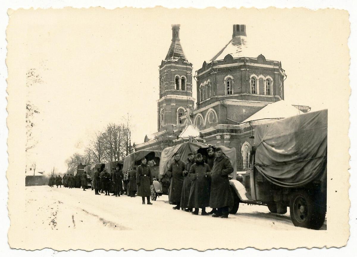 Фото 1941 г. с аукциона e-bay.de, архивная фотография. Церковь Рождества Пресвятой Богородицы, Суворово (Волоколамский городской округ, Московская область)