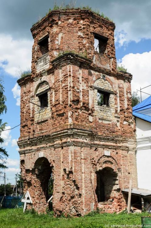 Никоновское. Церковь Покрова Пресвятой Богородицы. фасады