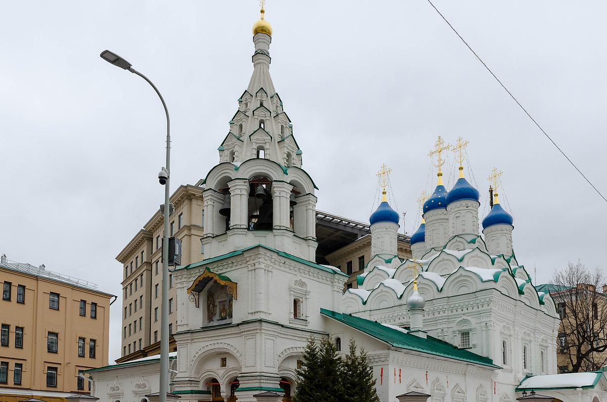 архитектурные детали. Церковь иконы Божией Матери "Знамение" за Петровскими воротами, Тверской (Центральный административный округ (ЦАО), г. Москва)