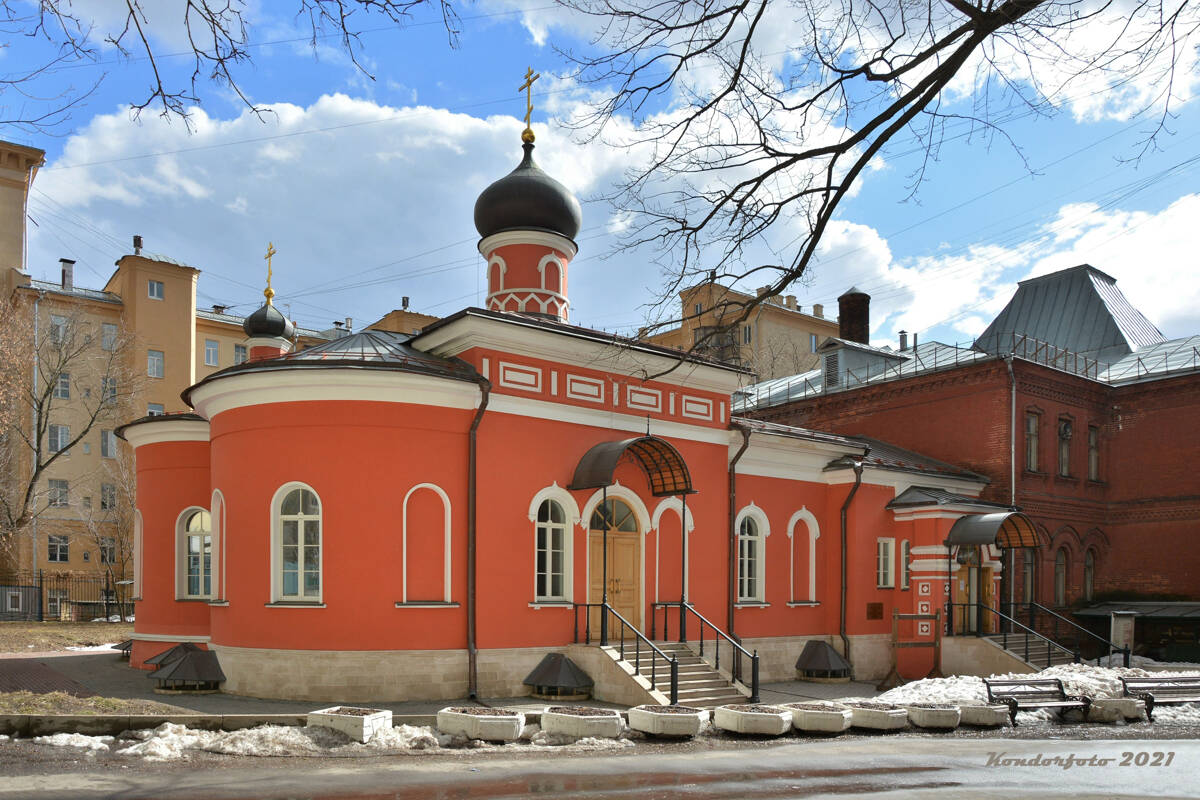 Церковь Троицы Живоначальной при бывшей Черкасской богадельне, Беговой (Северный административный округ (САО), г. Москва). фасады