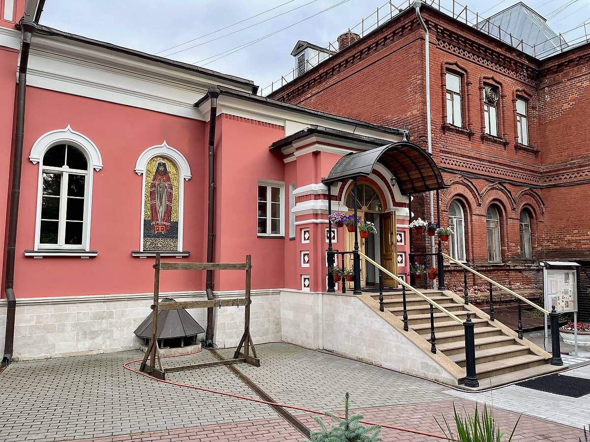 архитектурные детали. Церковь Троицы Живоначальной при бывшей Черкасской богадельне, Беговой (Северный административный округ (САО), г. Москва)