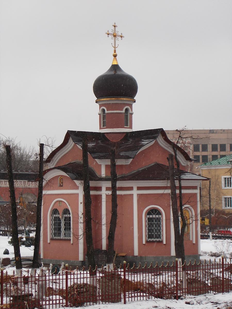 фасады. Донской монастырь. Церковь Александра Невского, Донской (Южный административный округ (ЮАО), г. Москва)