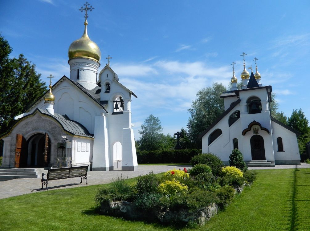 Молжаниновский. Церковь Уара Египетского на Машкинском кладбище. фасады, Храм со звонницей 