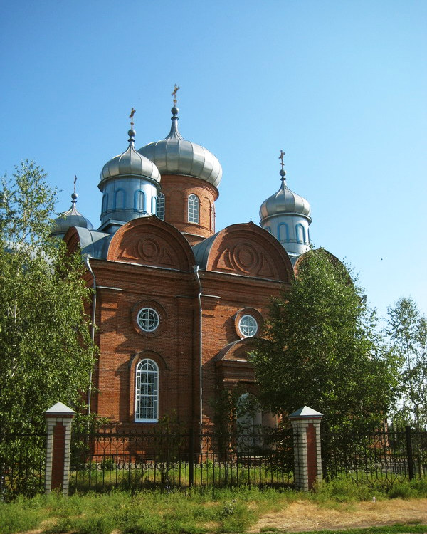 Водоватово. Церковь Воскресения Словущего. фасады, Вид с юго-запада
