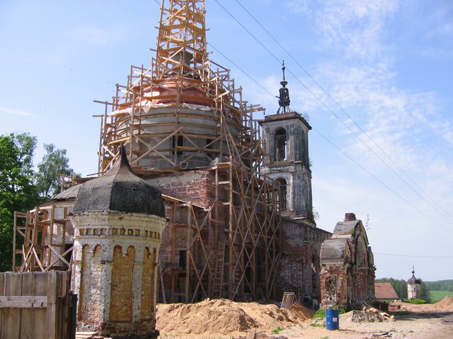 Церковь Воскресения Христова, Воскресенье (Петушинский район, Владимирская область). документальные фотографии