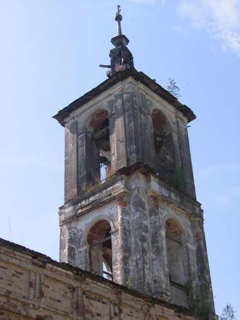 Церковь Воскресения Христова, Воскресенье (Петушинский район, Владимирская область). архитектурные детали, Колокольня