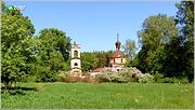 Церковь Андрея Первозванного, Панорама с юга		      <br>, Андреевский погост, урочище, Киржачский район, Владимирская область