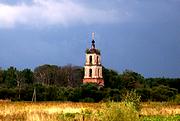 Колокольня церкви Николая Чудотворца, вид на церковь с запада, из-за реки Киржач<br>, Аргуново, урочище, Петушинский район, Владимирская область