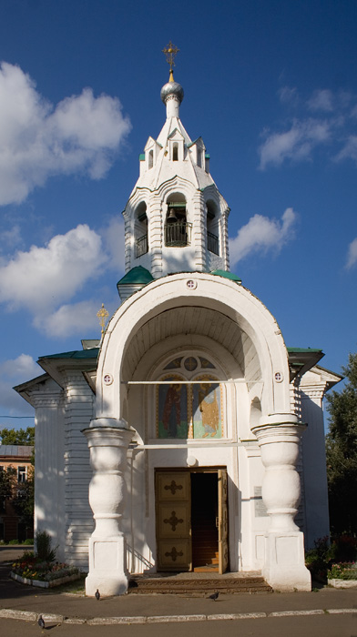 Вологда. Церковь Покрова Пресвятой Богородицы на Торгу. фасады, Западный фасад