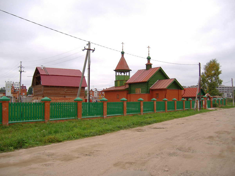 Церковь Серафима Саровского, Тверь (Тверь, город, Тверская область). общий вид в ландшафте