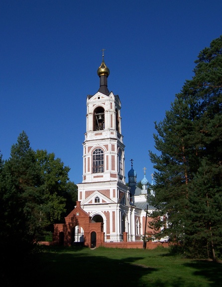 Заречье. Церковь Казанской иконы Божией Матери. фасады, вид с запада