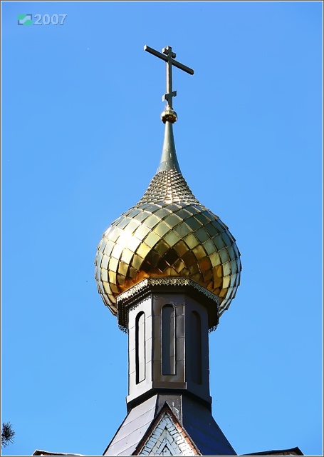 Церковь Казанской иконы Божией Матери, Заречье (Киржачский район, Владимирская область). архитектурные детали, Завершение колокольни