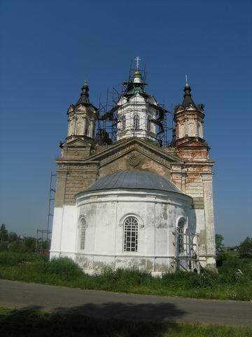 Волчиха. Церковь Сергия Радонежского. фасады