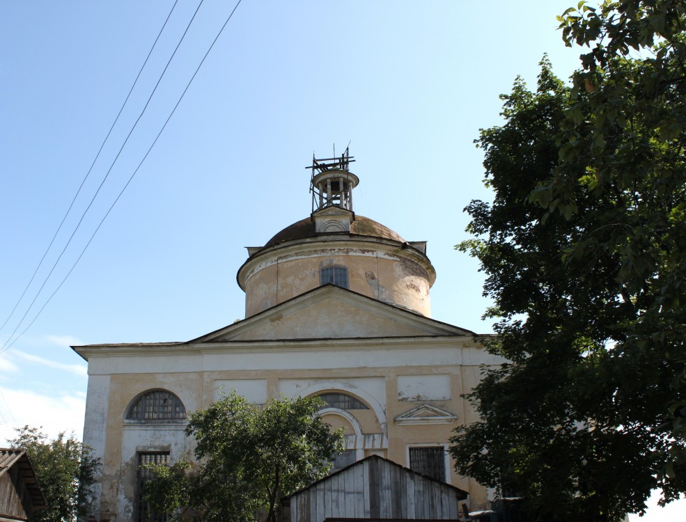 Церковь Покрова Пресвятой Богородицы, Есиплево (Кольчугинский район, Владимирская область). архитектурные детали, Вид с севера