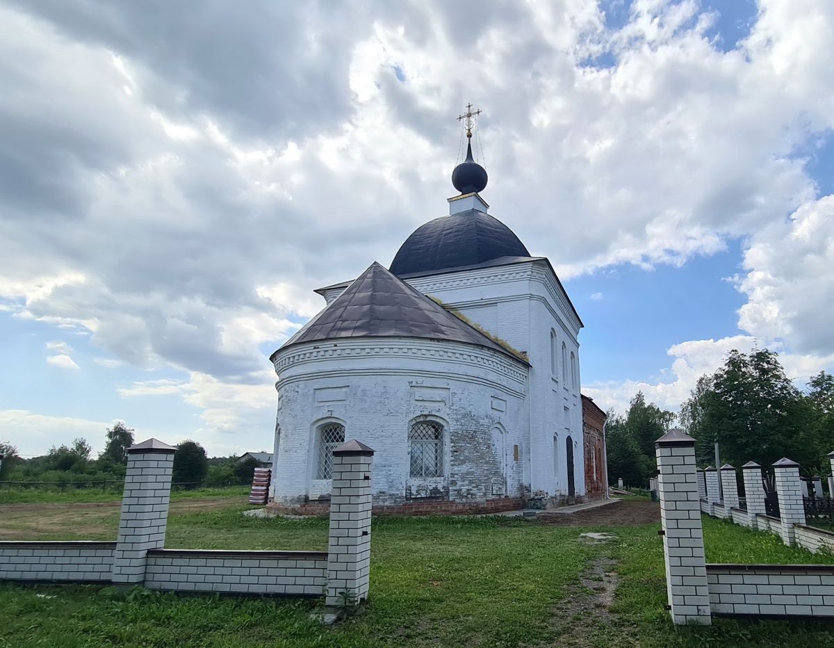 Церковь Воскресения Христова, Большое Забелино (Кольчугинский район, Владимирская область). фасады, Вид с востока