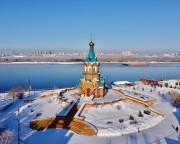 Церковь-памятник Николая Чудотворца, Вид на р Енисей<br>, Красноярск, Красноярск, город, Красноярский край