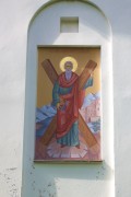 Церковь Андрея Первозванного, Храмовая икона на восточной стороне апсиды<br>, Андреевский погост, урочище, Киржачский район, Владимирская область