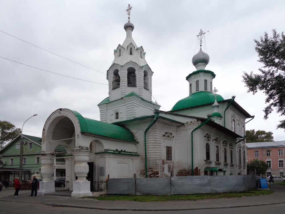 Вологда. Церковь Покрова Пресвятой Богородицы на Торгу. фасады