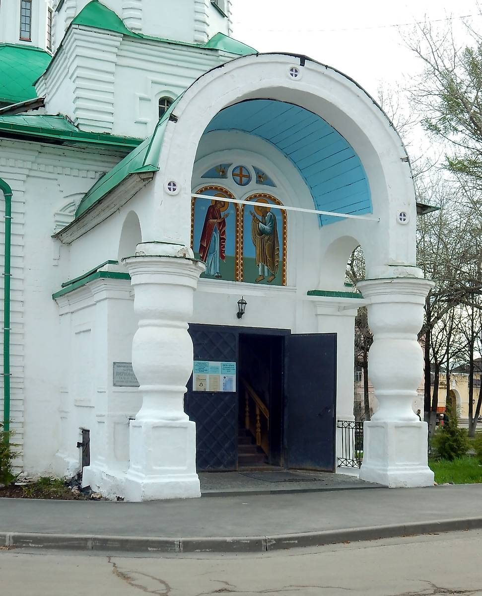 архитектурные детали. Церковь Покрова Пресвятой Богородицы на Торгу, Вологда (Вологда, город, Вологодская область)