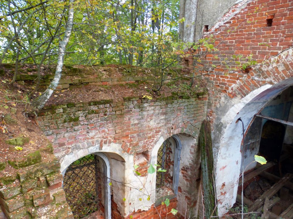 Церковь Игнатия Богоносца, Боровицы (Ростовский район, Ярославская область). интерьер и убранство, Вид на трапезную из второго яруса колокольни