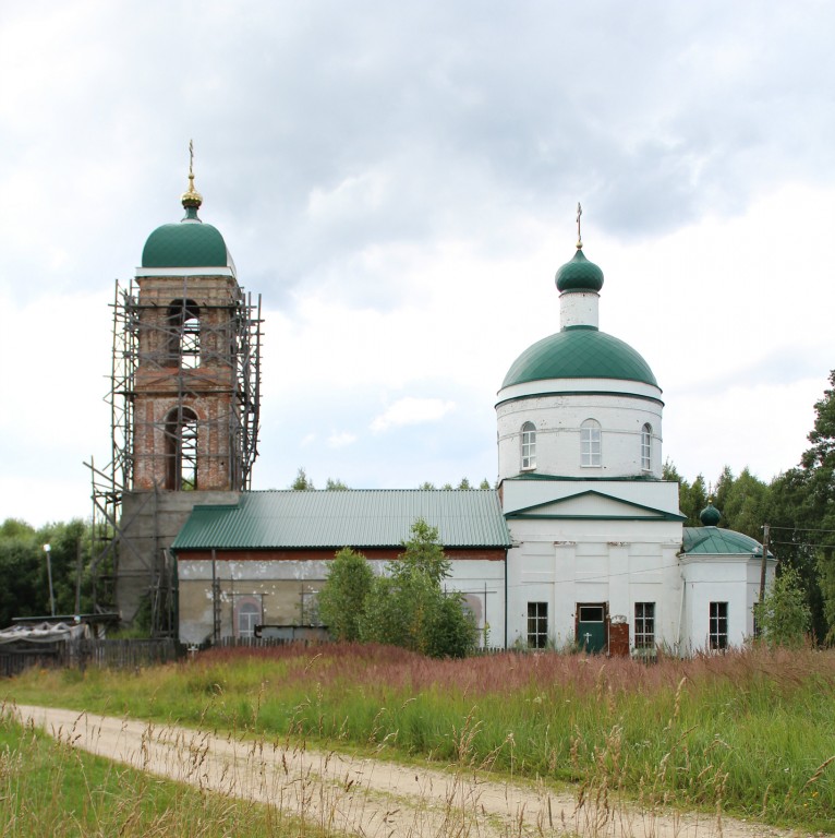 Овчинино. Церковь Николая Чудотворца. фасады