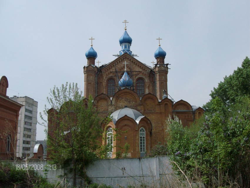 Церковь Покрова Бийск ночь