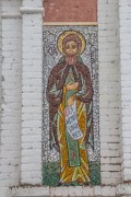 Церковь Казанской иконы Божией Матери, Фреска на западном фасаде<br>, Заречье, Киржачский район, Владимирская область